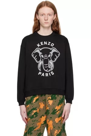 Kenzo Women Sweatshirts - Paris Elephant 'Varsity Jungle' Sweatshirt
