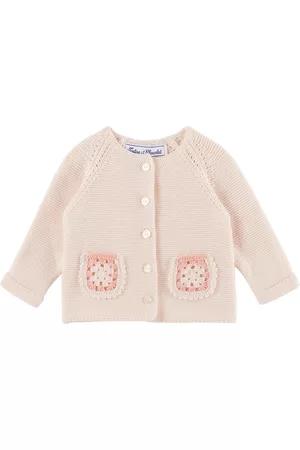 Tartine Et Chocolat Sweatshirts - Baby Pink Raglan Cardigan