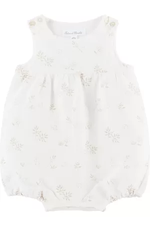 Tartine Et Chocolat Baby Rompers - Baby White Floral Romper