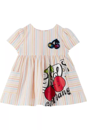 GCDS Girls Graduation Dresses - Baby Multicolor Cherry Dress