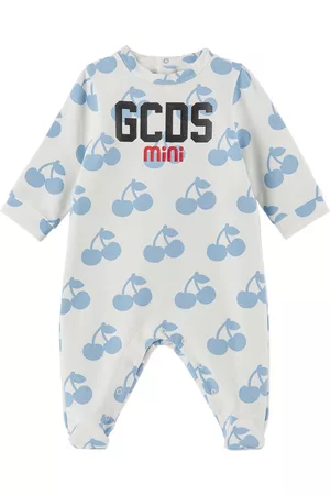 GCDS Jumpsuits - Baby Blue Cherry Jumpsuit