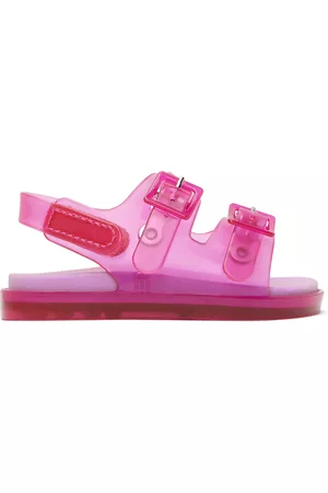 Mini Melissa Sandals - Baby Pink Wide Sandals
