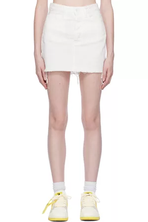 OFF-WHITE Women Mini Skirts - Frayed Miniskirt