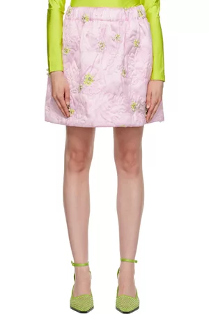 STINE GOYA Women Mini Skirts - Pink Siw Miniskirt
