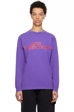 Long Sleeved T-Shirts in the color Purple for women