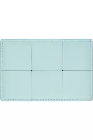 Bottega Veneta Women Wallets - Blue Cassette Card Holder