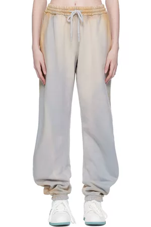 OFF-WHITE Women Sweats - & Blue Drawstring Lounge Pants