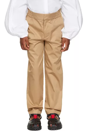 Burberry Pants - Kids Beige EKD Trousers