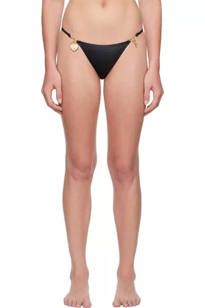 Agent Provocateur Women Bikini Bottoms - Black Jennie Bikini Bottoms