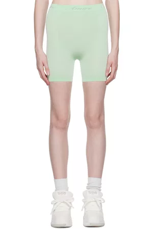 AMIRI Women Shorts - Green Seamless Bike Shorts