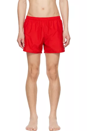 Ami Men Swim Shorts - Red Ami de Cœur Swim Shorts
