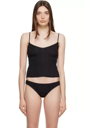 Cou Cou Women Camisoles - Black 'The Long' Camisole