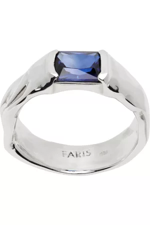 FARIS Men Rings - SSENSE Exclusive Silver Nast Ring