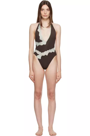 Vaillant Women Swimsuits - & Green 'Une Piece' Swimsuit