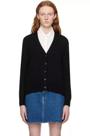 A.P.C. Women Sweatshirts - Black Louise Cardigan