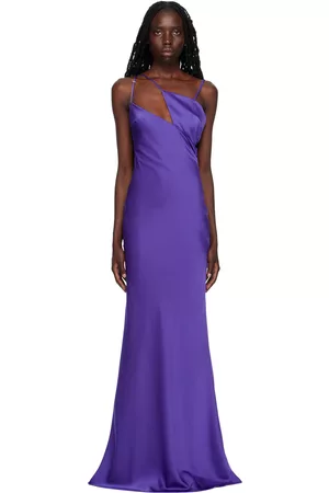 The Attico Women Graduation Dresses - Purple Melva Maxi Dress