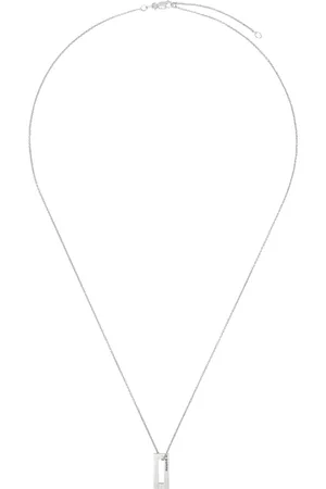 Le Gramme Men Necklaces - Le 1.5 Grammes' Rectangle Pendant Necklace