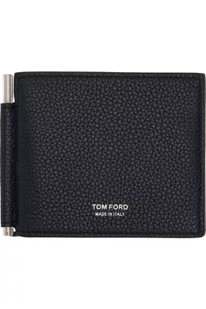 Tom Ford Black T Line Money Clip Wallet