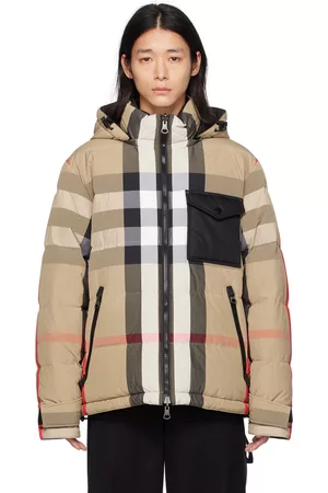 Burberry Reversible Check Double Face Wool Coat in Archive Beige CHK