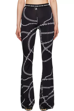 Versace Jeans Couture Women's Leggings Leo Chain In Red
