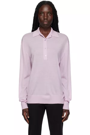 Women's Long Sleeve Feminine Fit Interlock Polo Shirt