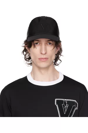 Valentino Garavani Vlogo Signature Baseball Cap Man Black 59