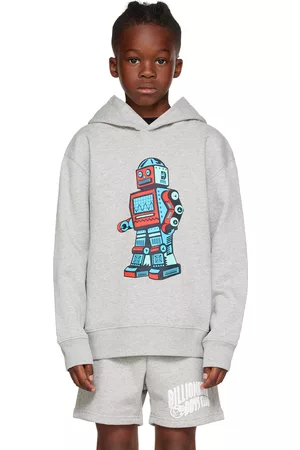 Kids Navy Printed Sweatshirt by Billionaire Boys Club on Sale