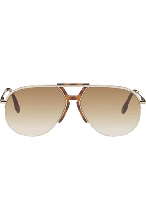 Victoria Beckham V Plaque Frame Sunglasses