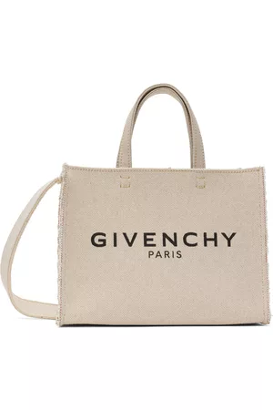 G-Tote large logo-embroidery faux-raffia tote bag | Givenchy