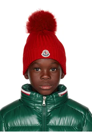 Kids moncler hot sale bobble hat