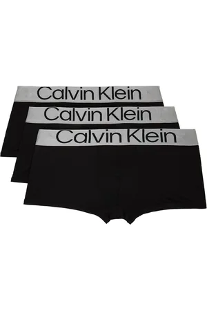 Three-Pack Black Boxers