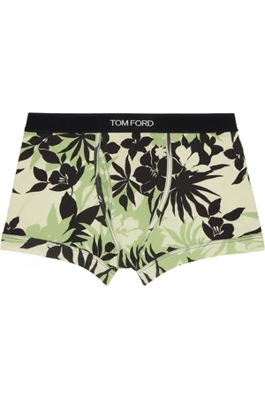 Fleur du Mal money-print Stretch-silk Unisex Boxers - Multicolour