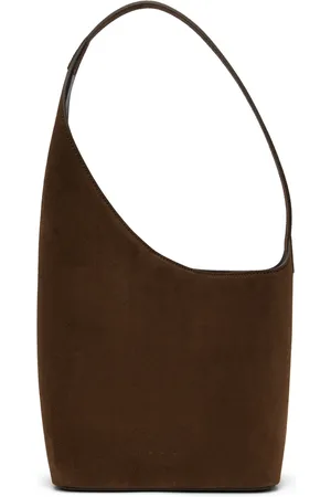 Sway Suede Tote Bag In Dark Brown