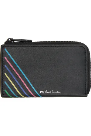 Paul Smith Mainline Black Canvas Signature Stripe Cross Body Bag Mens New