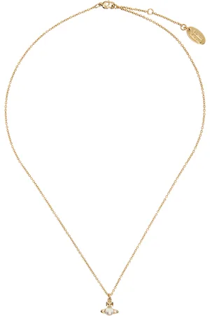 bas relief necklace woman gold in brass - VIVIENNE WESTWOOD - d — 2
