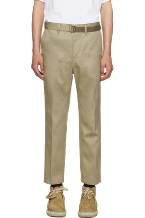 Sacai Belted Chino Trousers - Farfetch