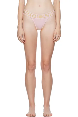 Versace Sexy Women's Underwear Hollow Floral Lace G-string Briefs