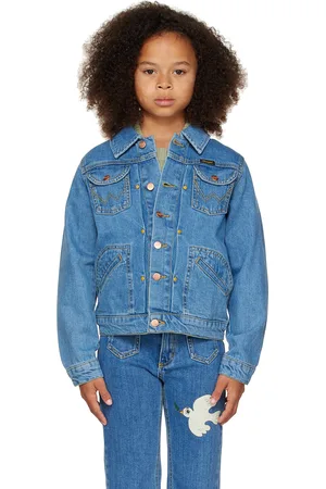 Stella McCartney Kids - Girls Blue Floral Denim Jacket