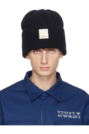 AFB logo-embroidered Striped Beanie - Farfetch