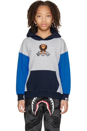 Ape Head Cotton Blend Jersey Top in Multicoloured - BAPE Kids