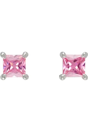 Giani Bernini Cubic Zirconia Baguette Cross Stud Earrings in Sterling  Silver, Created for Macy's