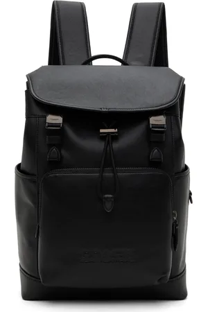 Hitch Backpack - Coach - Leather - Cocoa