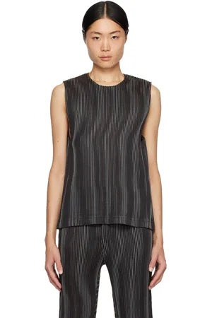 Shop Homme Plissé Issey Miyake August Pleated Tank