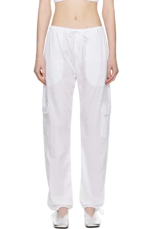 Fallout Mid Rise Cargo Pants White Tall