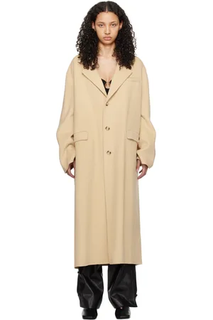 Nanushka Alamo Coat in Neutral