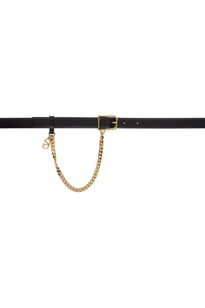 Reversible Vlogo Signature Belt In Glossy Calfskin 30 Mm for Woman in  Smokey Beige/black