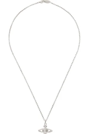 Vivienne Westwood Gold / Crystal Grace Bas Relief Platinum Plated Brass And  Cubic Zirconia Pendant Necklace | Lyst