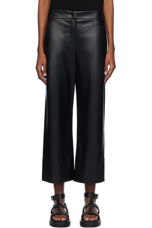 Burgundy Vegan Leather Pants - High-Waisted Leather Pants - Pants - Lulus