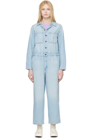 Denim Belted Ankle Grazer Jumpsuit