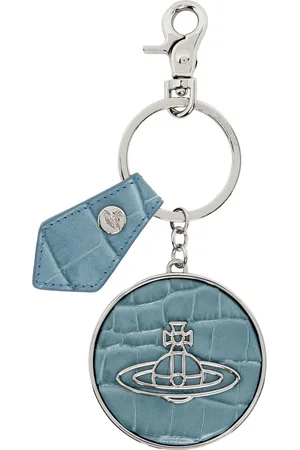 Valentino Garavani VLogo charm keyring - Blue